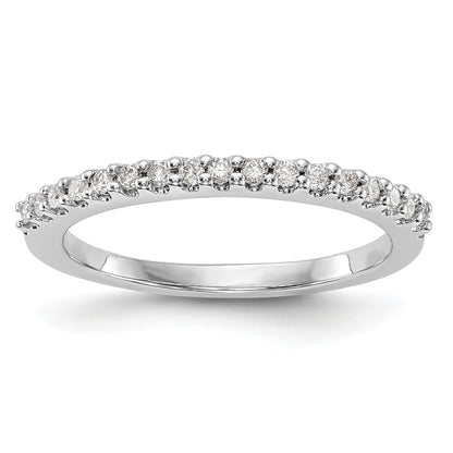 0.20ct. CZ Solid Real 14k White Gold Wedding Wedding Band Ring