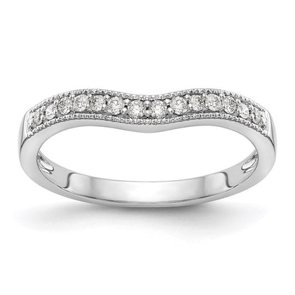 14k white gold real diamond wedding band rm2151b 015 waa