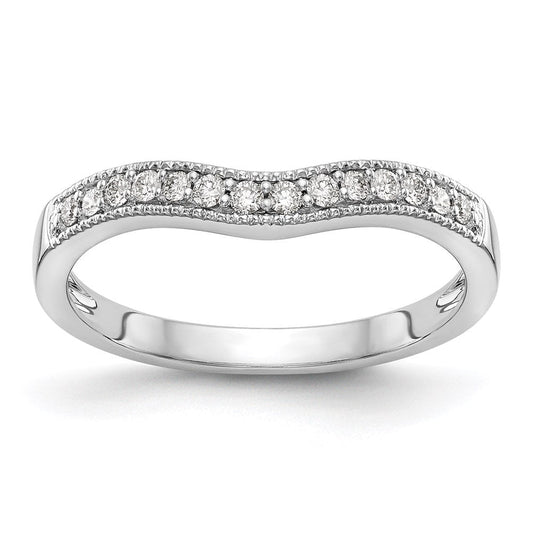 14k white gold real diamond wedding band rm2151b 015 waa