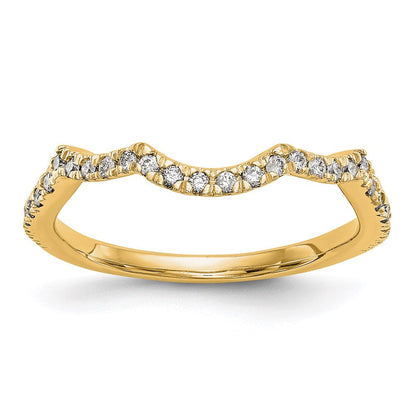 14k yellow gold real diamond wedding band rm2167b 023 yaa