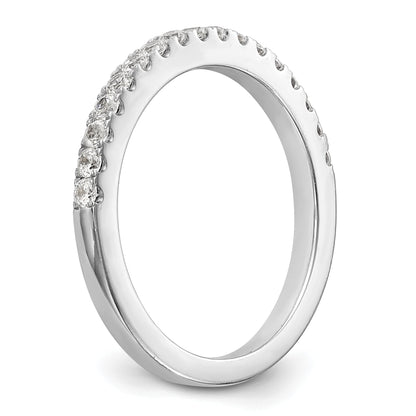 0.26ct. CZ Solid Real 14K White Gold Wedding Wedding Band Ring