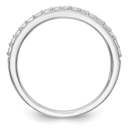 0.25ct. CZ Solid Real 14K White Gold Wedding Wedding Band Ring