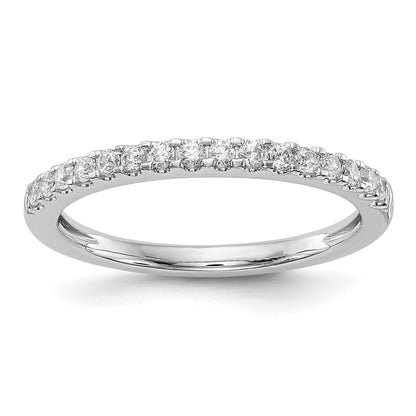 0.24ct. CZ Solid Real 14K White Gold Wedding Wedding Band Ring
