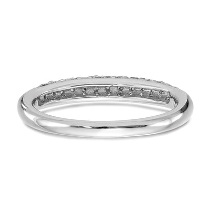 0.35ct. CZ Solid Real 14K White Gold Wedding Wedding Band Ring