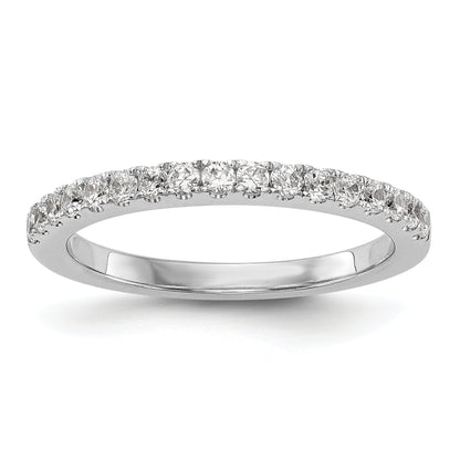 0.26ct. CZ Solid Real 14K White Gold Wedding Wedding Band Ring