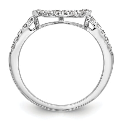0.20ct. CZ Solid Real 14K White Gold Wedding Wedding Band Ring