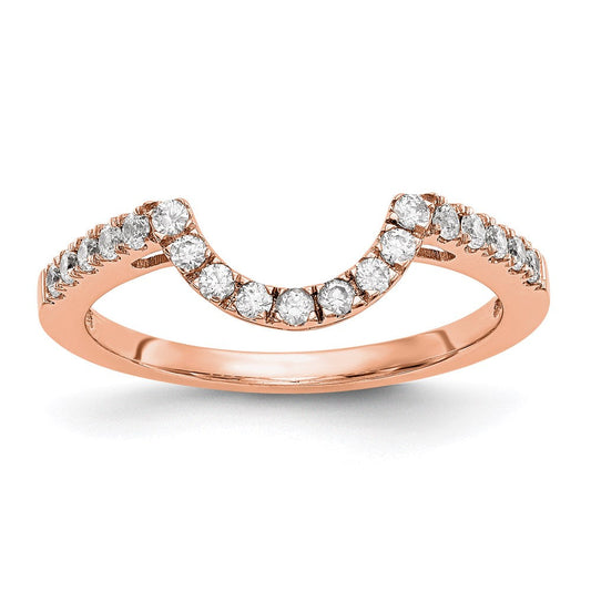 14k rose gold real diamond wedding band rm2331b 029 raa