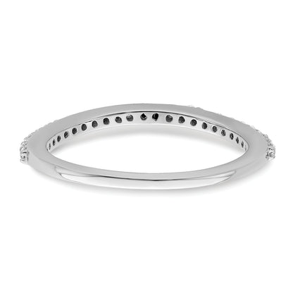 0.25ct. CZ Solid Real 14K White Gold Wedding Wedding Band Ring