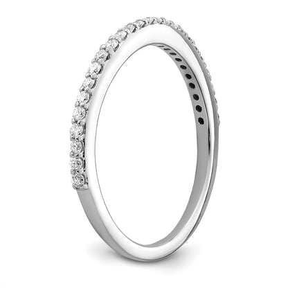 0.25ct. CZ Solid Real 14K White Gold Wedding Wedding Band Ring
