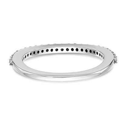 0.28ct. CZ Solid Real 14K White Gold Wedding Wedding Band Ring