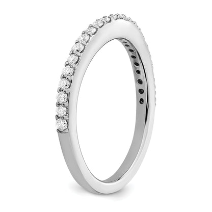 0.35ct. CZ Solid Real 14K White Gold Wedding Wedding Band Ring