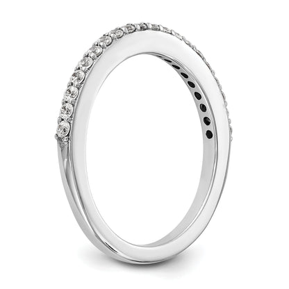 0.22ct. CZ Solid Real 14K White Gold Wedding Wedding Band Ring