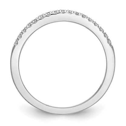 0.23ct. CZ Solid Real 14K White Gold Wedding Wedding Band Ring