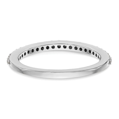 0.25ct. CZ Solid Real 14K White Gold Wedding Wedding Band Ring
