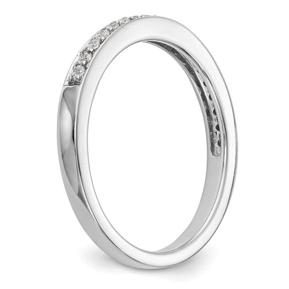 0.20ct. CZ Solid Real 14K White Gold Wedding Wedding Band Ring