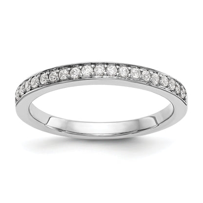 0.20ct. CZ Solid Real 14K White Gold Wedding Wedding Band Ring