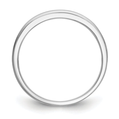 0.30ct. CZ Solid Real 14k White Gold Wedding Wedding Band Ring