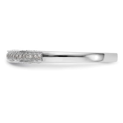 14K White Gold Complete Real Diamond Cluster Engagement Ring