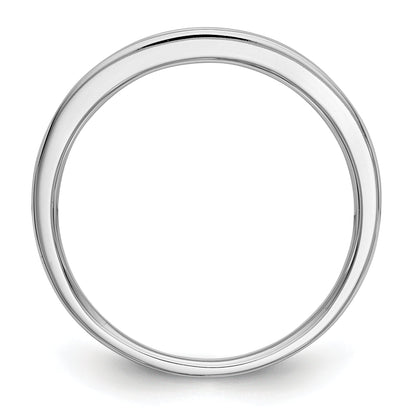 0.25ct. CZ Solid Real 14k White Gold Wedding Wedding Band Ring