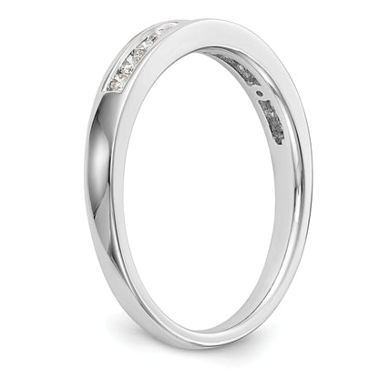 0.25ct. CZ Solid Real 14k White Gold Wedding Wedding Band Ring