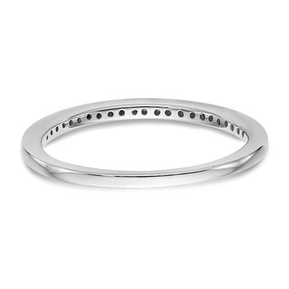 0.23ct. CZ Solid Real 14k White Gold Set of 2 Wedding Wedding Band Rings