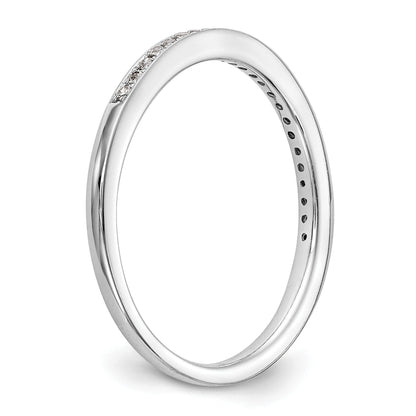 0.23ct. CZ Solid Real 14k White Gold Set of 2 Wedding Wedding Band Rings