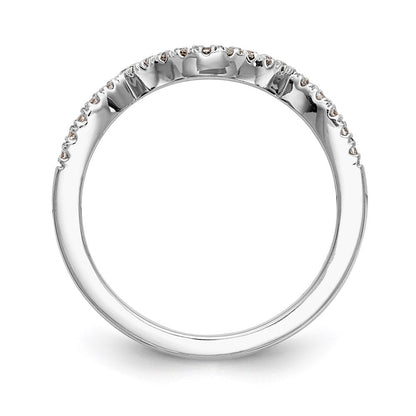 14k white gold real diamond wedding band rm2514b 018 waa