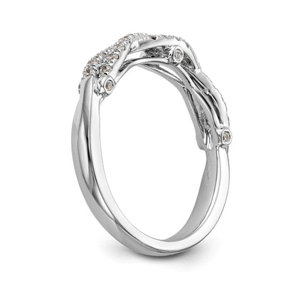 0.34ct. CZ Solid Real 14k White Gold Wedding Wedding Band Ring