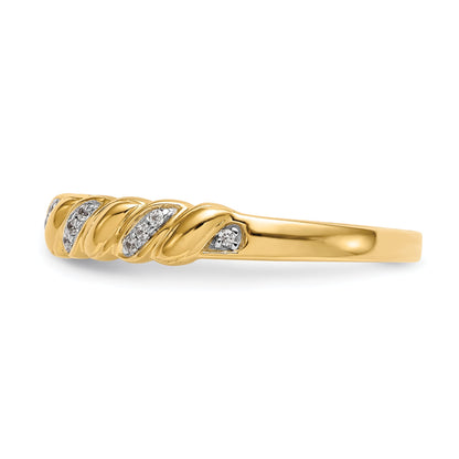 0.56ct. CZ Solid Real 14K Wedding Wedding Band Ring