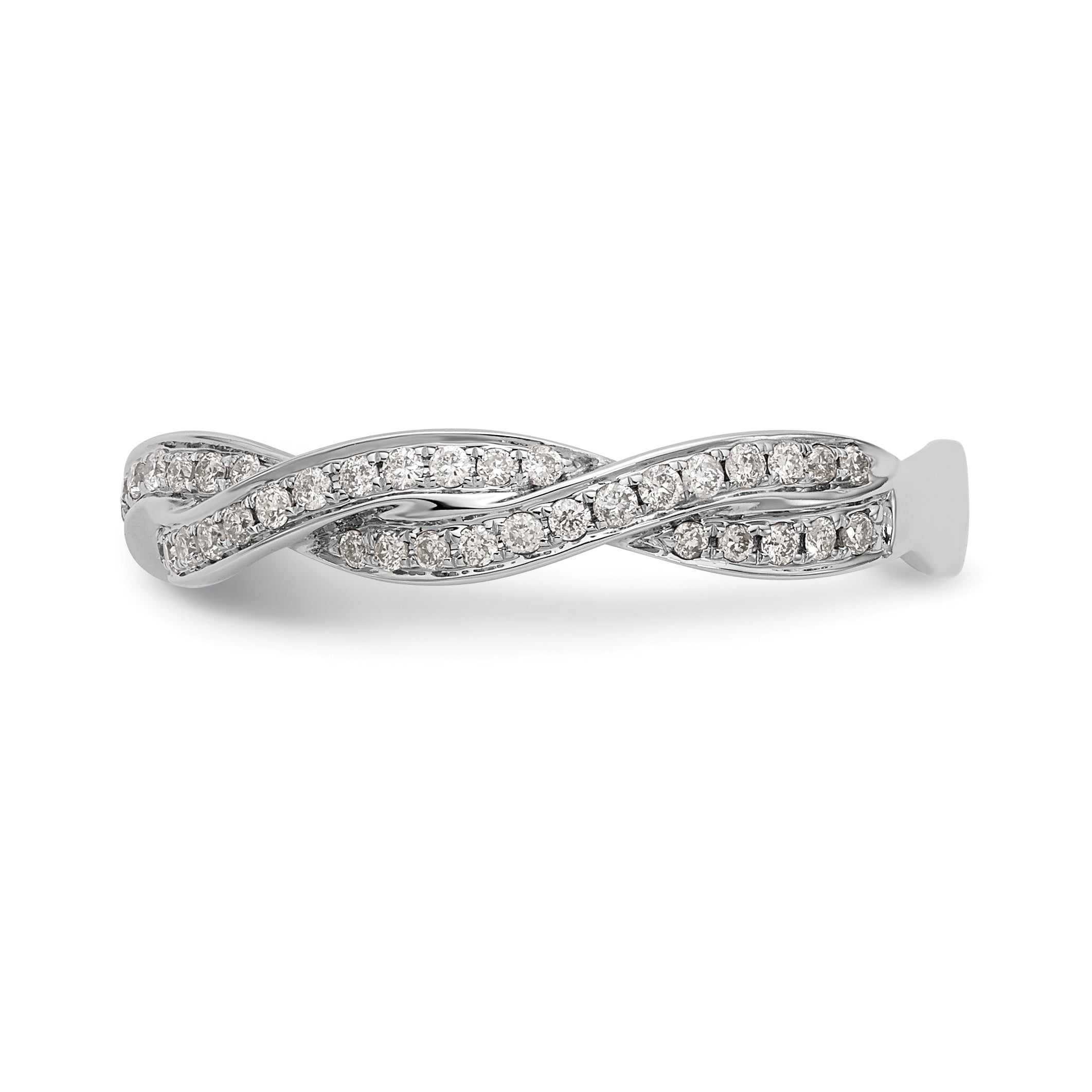 0.36ct. CZ Solid Real 14k White Gold Wedding Wedding Band Ring