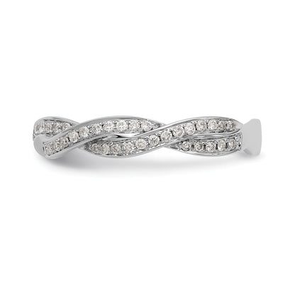 0.36ct. CZ Solid Real 14k White Gold Wedding Wedding Band Ring