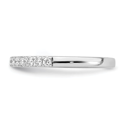 0.33ct. CZ Solid Real 14k White Gold Wedding Wedding Band Ring