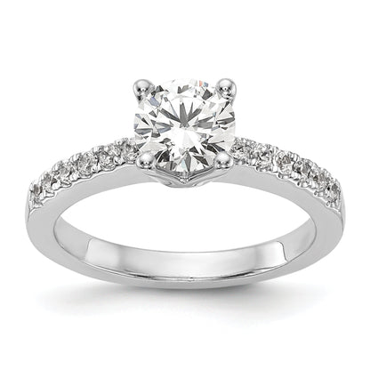 1.25ct. CZ Solid Real 14K White Gold Engagement Ring