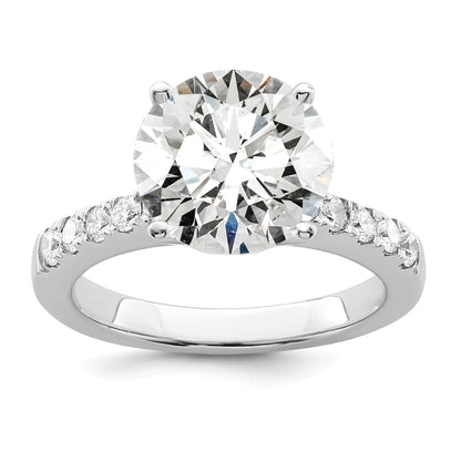 2.00ct. CZ Solid Real 14K White Gold Engagement Ring