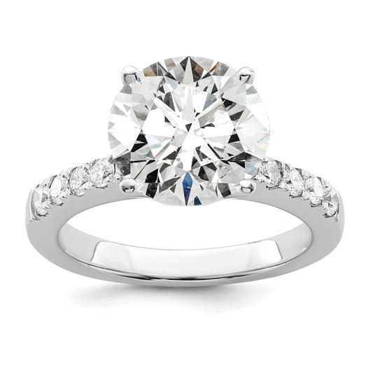 2.00ct. CZ Solid Real 14K White Gold Engagement Ring