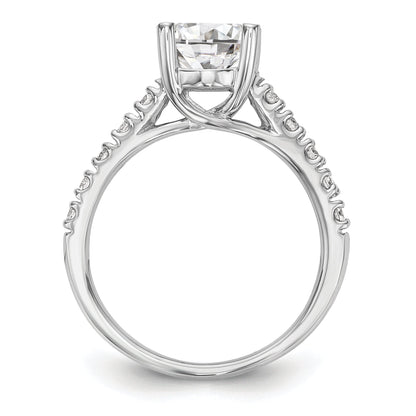 1.50ct. CZ Solid Real 14K White Gold Engagement Ring