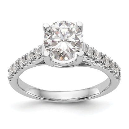 1.50ct. CZ Solid Real 14K White Gold Engagement Ring