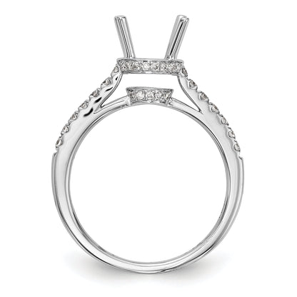 1.50ct. CZ Solid Real 14K White Gold Engagement Ring