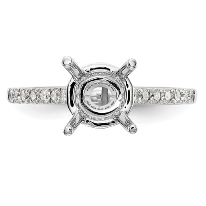 1.50ct. CZ Solid Real 14K White Gold Engagement Ring