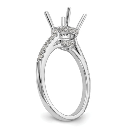 1.50ct. CZ Solid Real 14K White Gold Engagement Ring