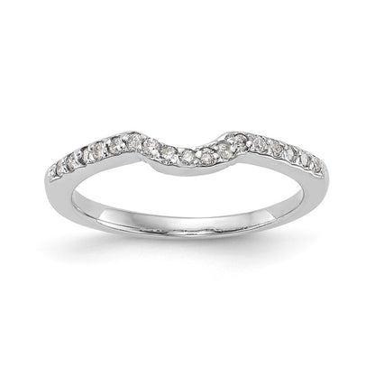 14k white gold real diamond wedding band rm2607b 015 waa