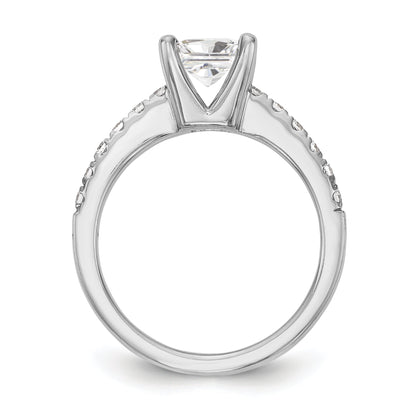 1.00ct. CZ Solid Real 14K White Gold Engagement Ring
