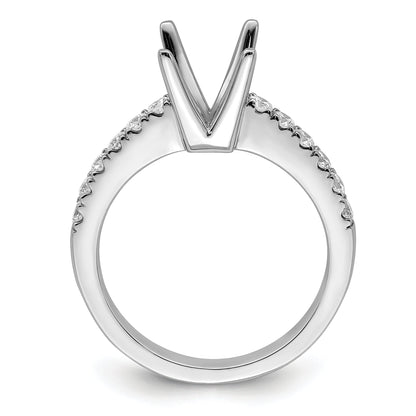 1.50ct. CZ Solid Real 14K White Gold Engagement Ring