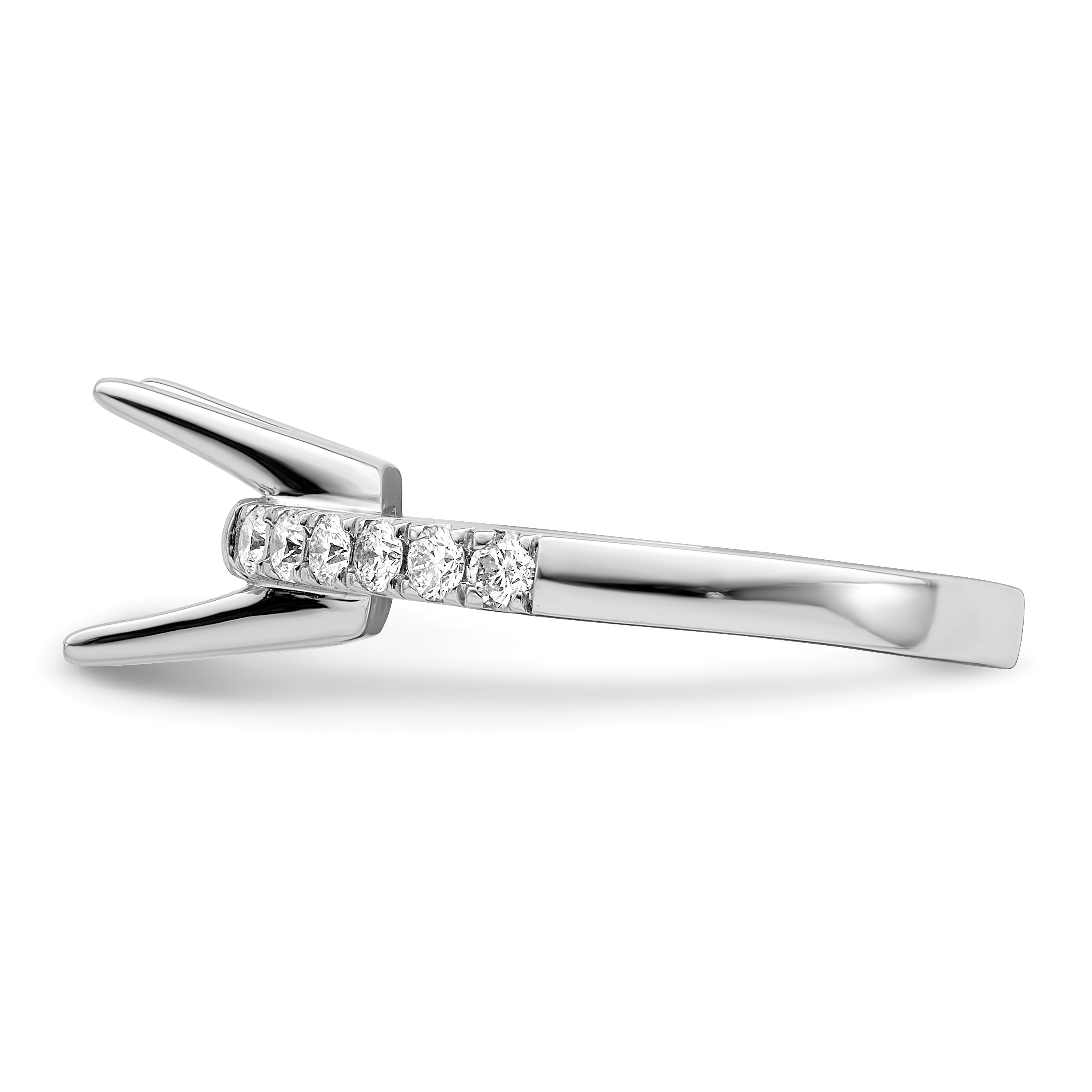 1.50ct. CZ Solid Real 14K White Gold Engagement Ring