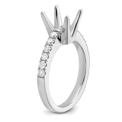 1.50ct. CZ Solid Real 14K White Gold Engagement Ring