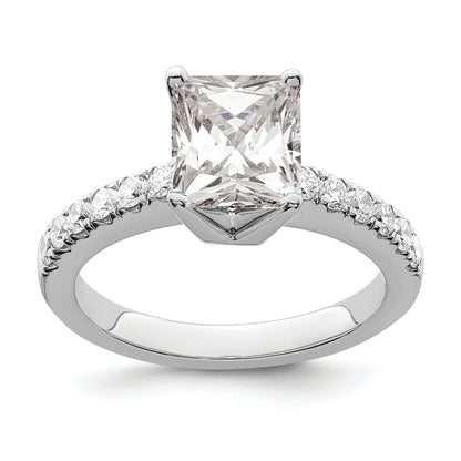 1.50ct. CZ Solid Real 14K White Gold Engagement Ring