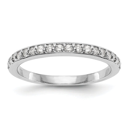 0.27ct. CZ Solid Real 14k White Gold Wedding Wedding Band Ring