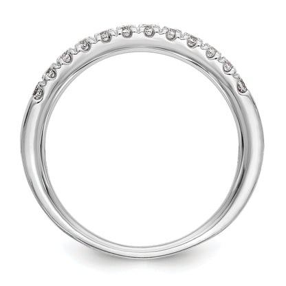 0.29ct. CZ Solid Real 14k White Gold Wedding Wedding Band Ring