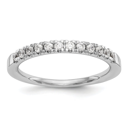 0.29ct. CZ Solid Real 14k White Gold Wedding Wedding Band Ring