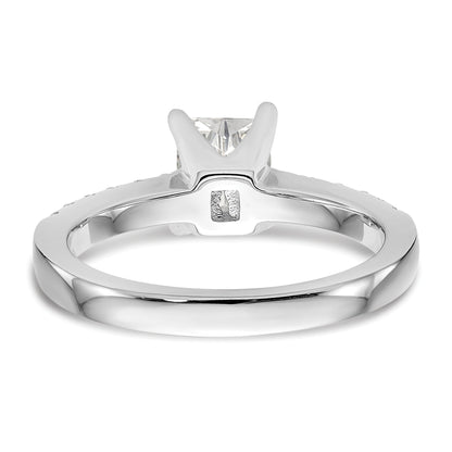 1.50ct. CZ Solid Real 14K White Gold Engagement Ring